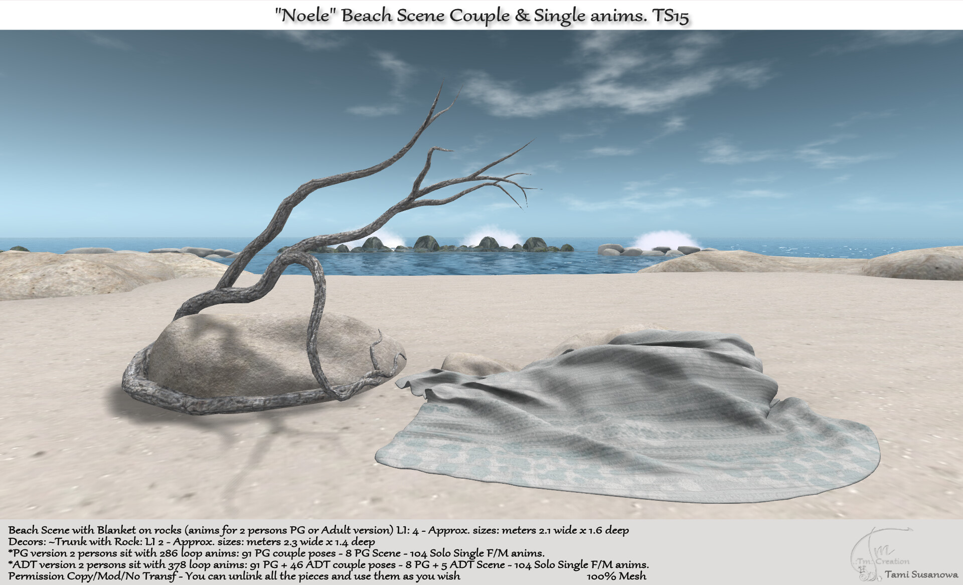 Tm Creation – “Noele” Beach Scene