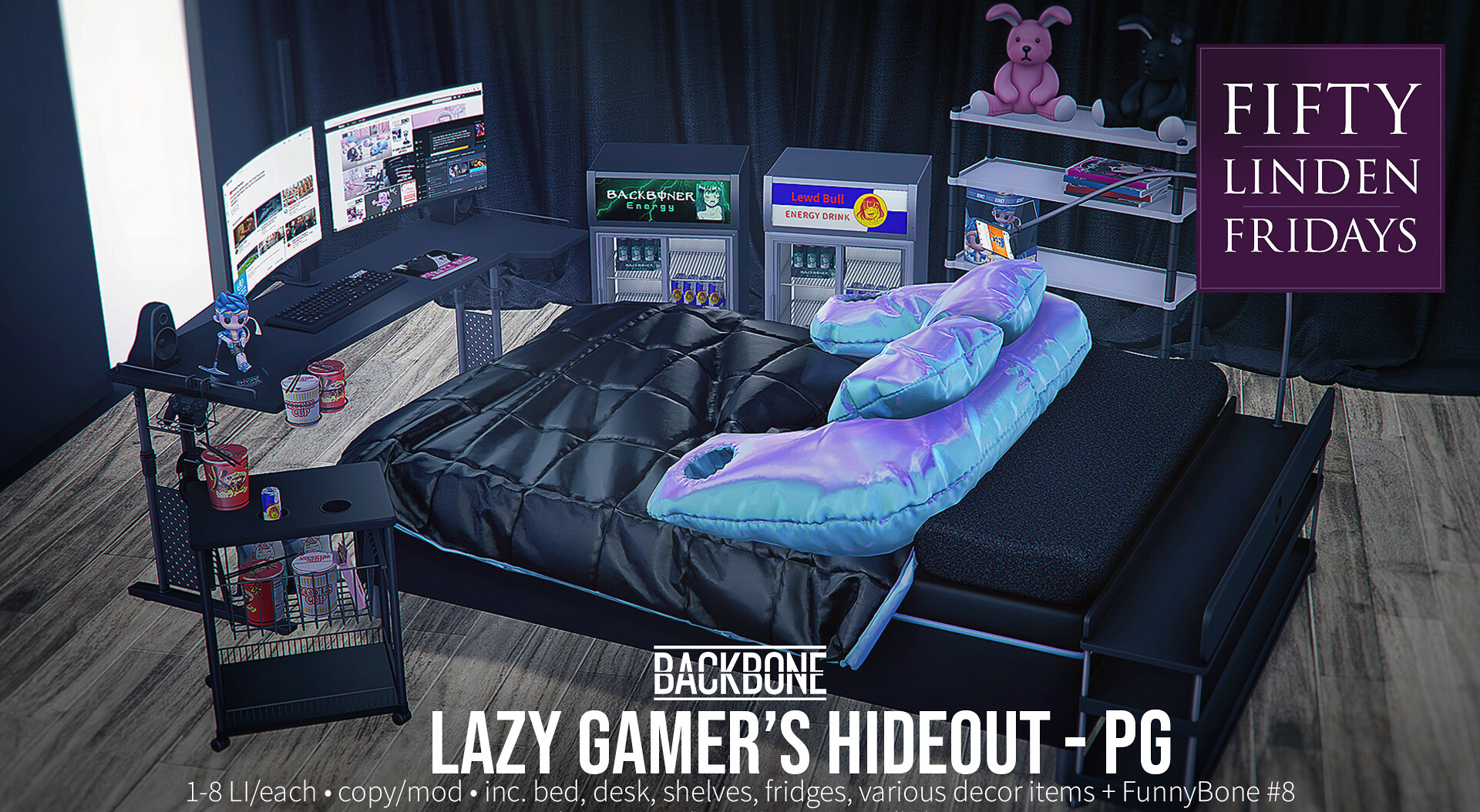 BackBone – Lazy Gamer’s Hideout PG