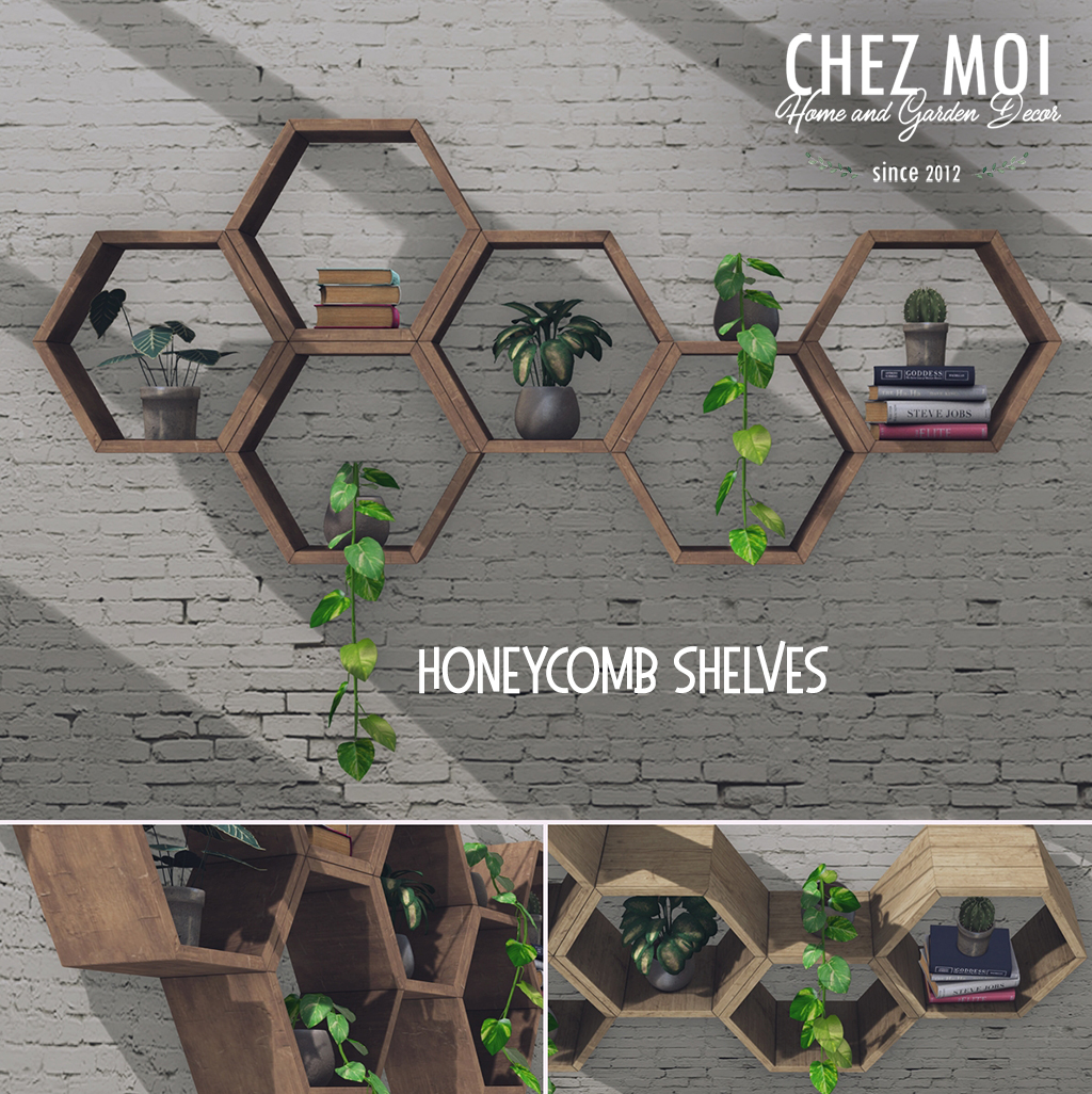 Chez Moi – Honeycomb Shelves