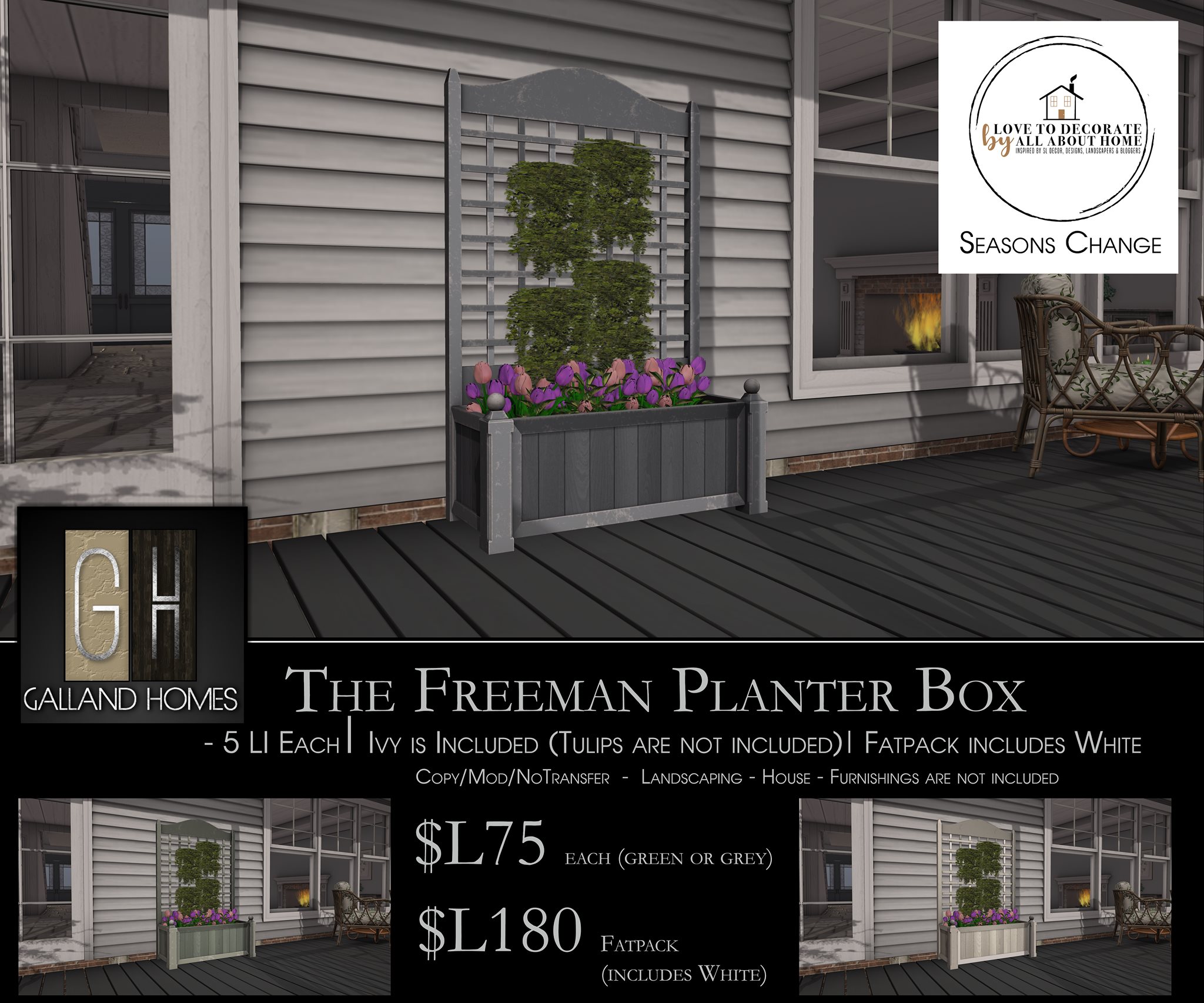 Galland Homes – Freeman Planter Box