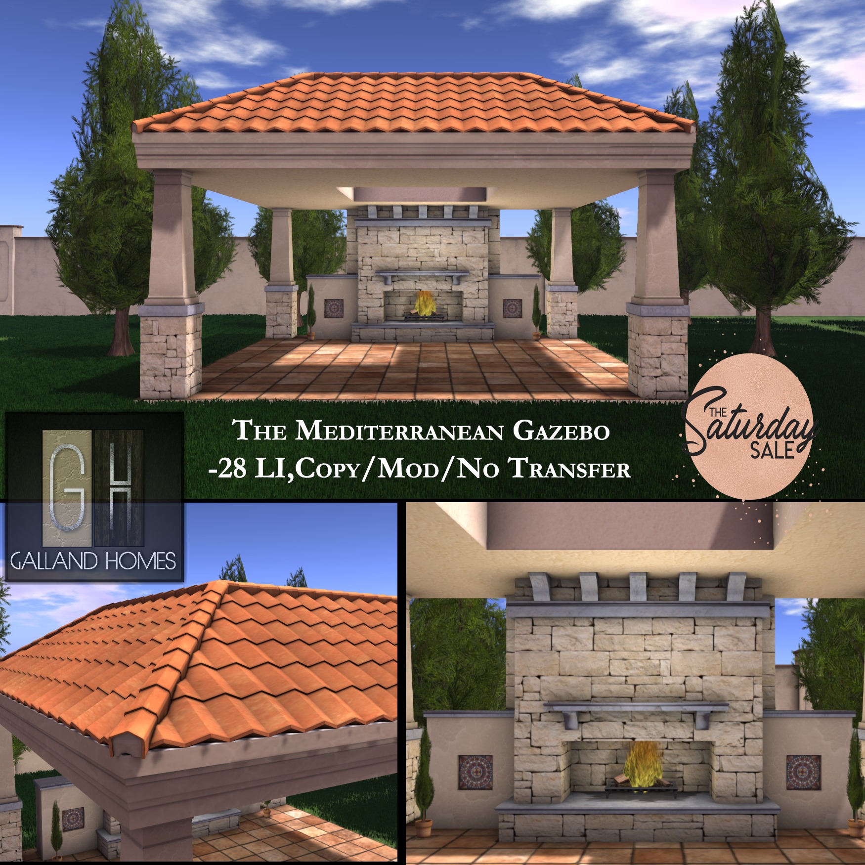 Galland Homes – Mediterranean Gazebo