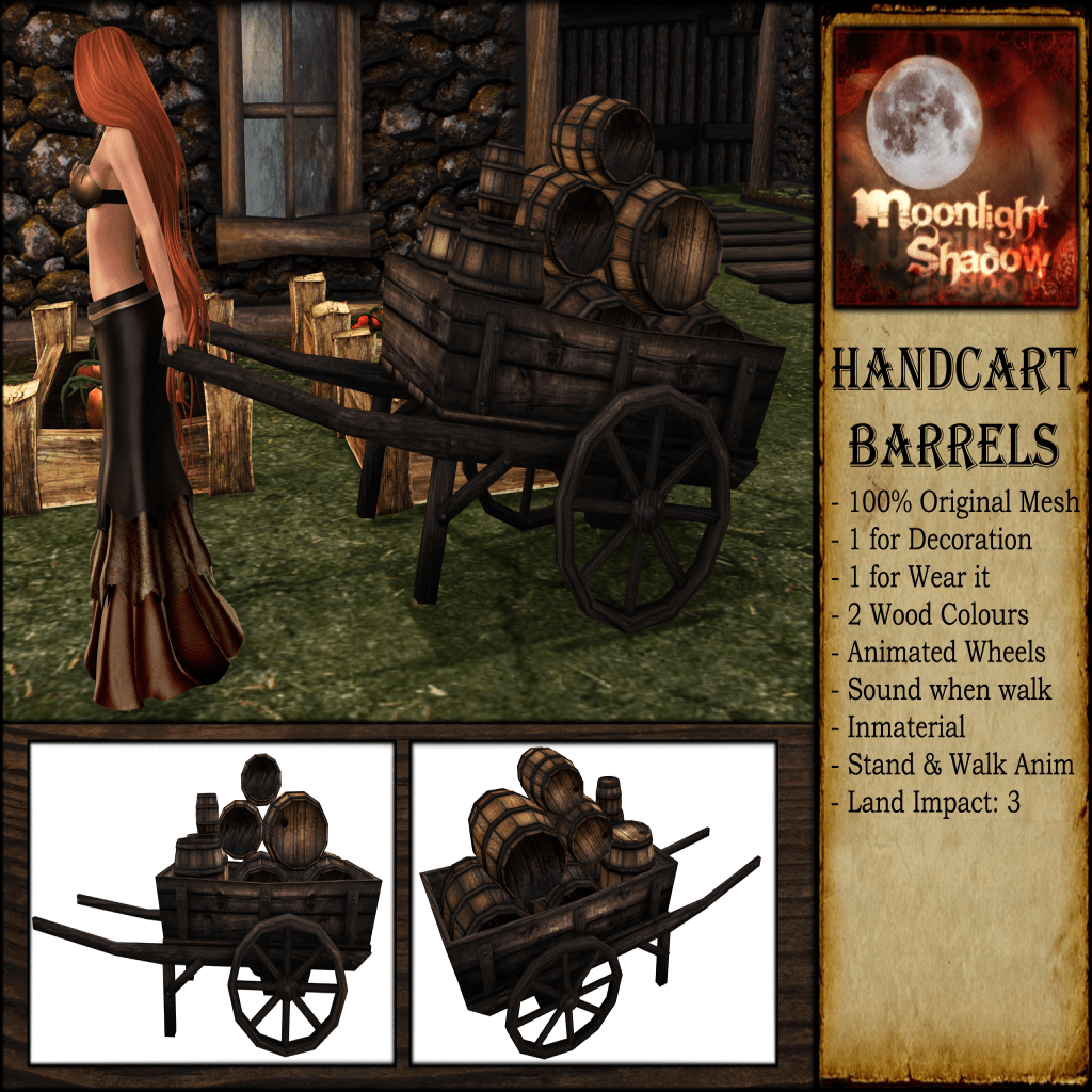 Moonlight Shadow – Handcart Barrels