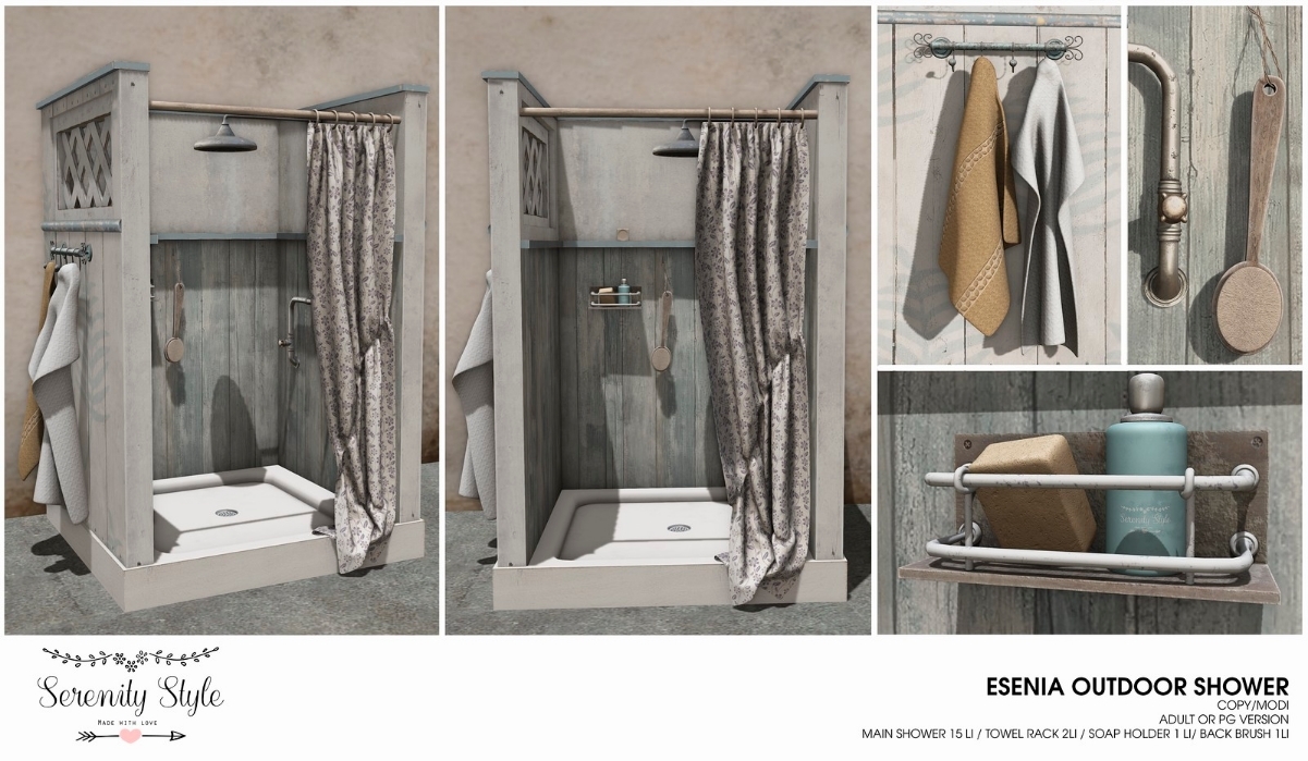 Serenity Style – Esenia Outdoor Shower
