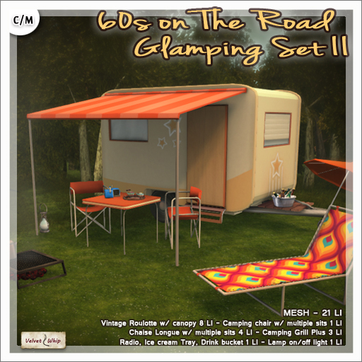 Velvet Whip – ’60s On The Road Glamping Set II