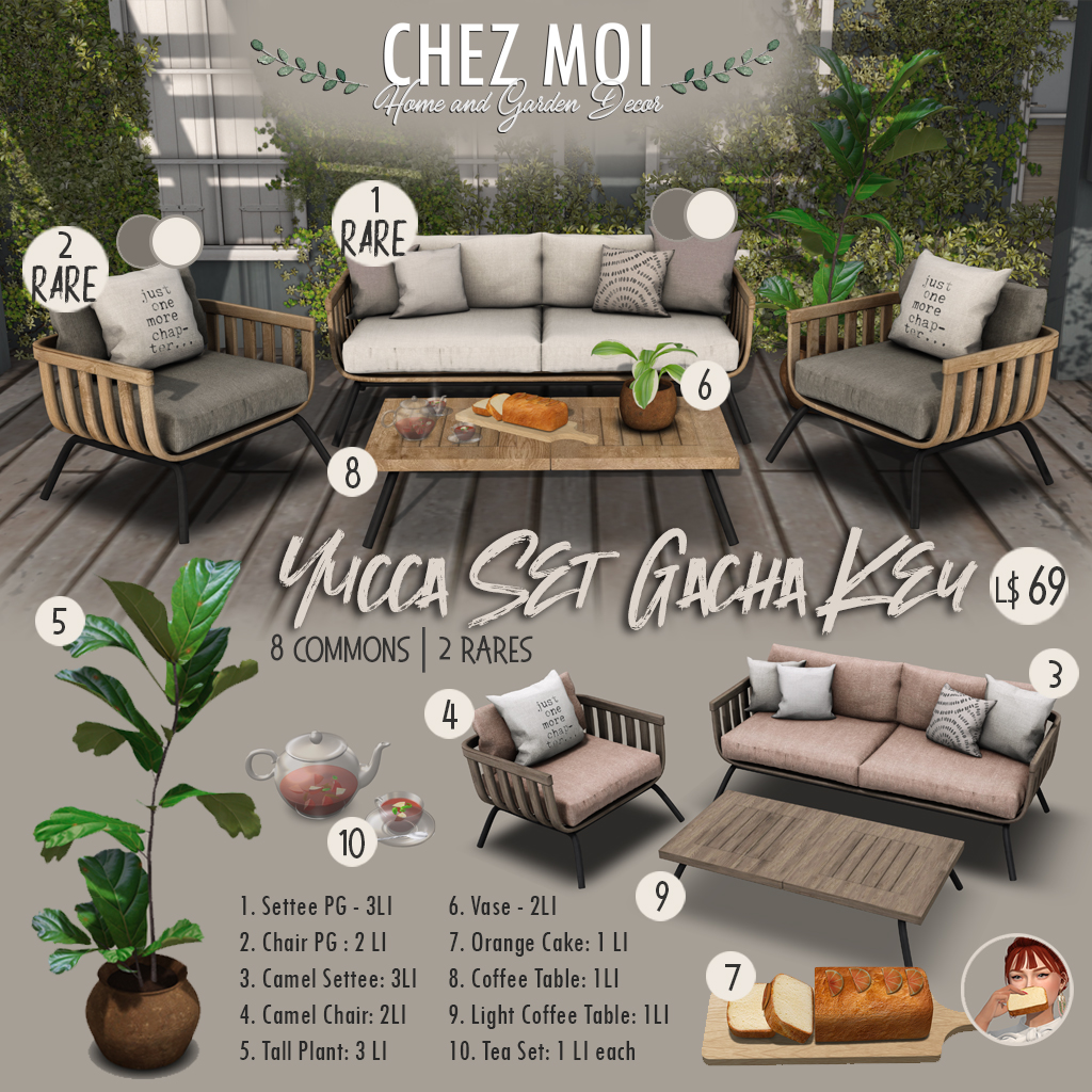 Chez Moi – Yucca Set Gacha