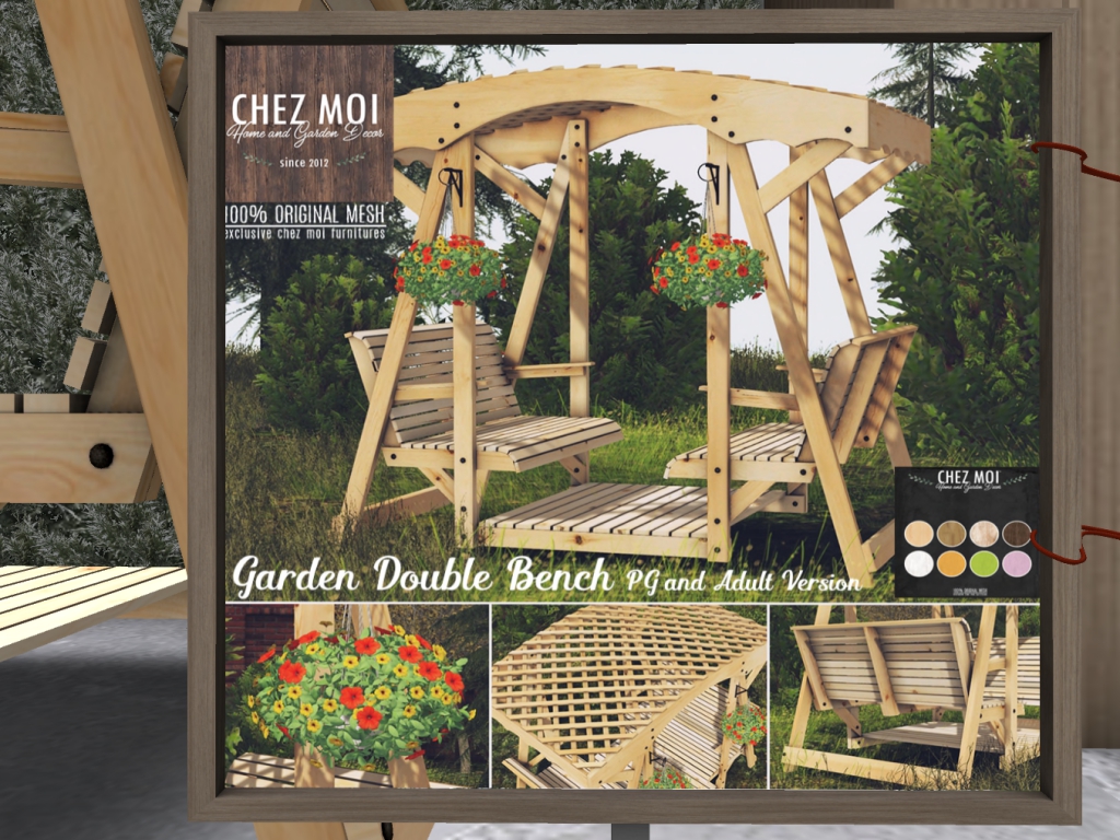 Chez Moi – Garden Double Bench