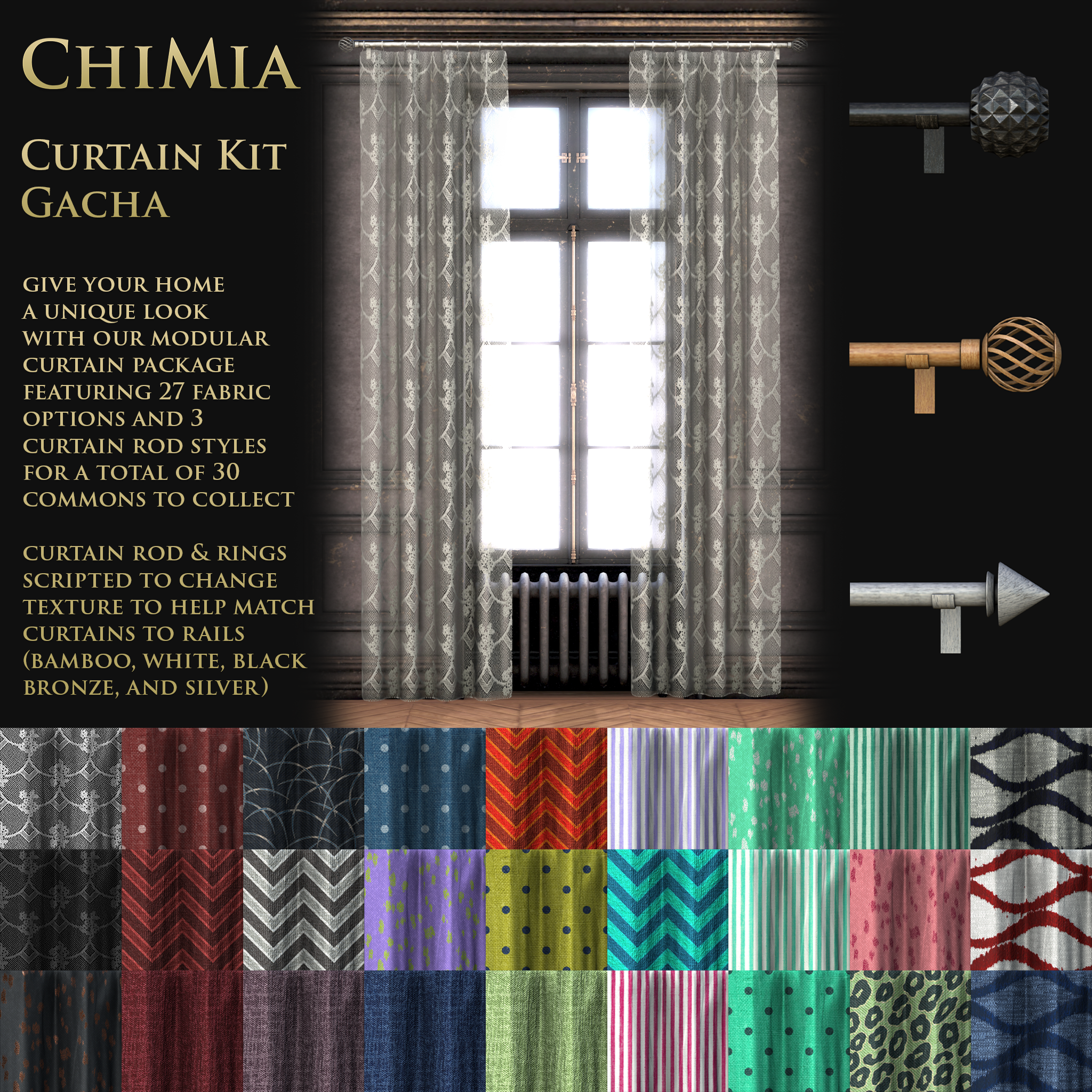 ChiMia – Curtain Kit Gacha