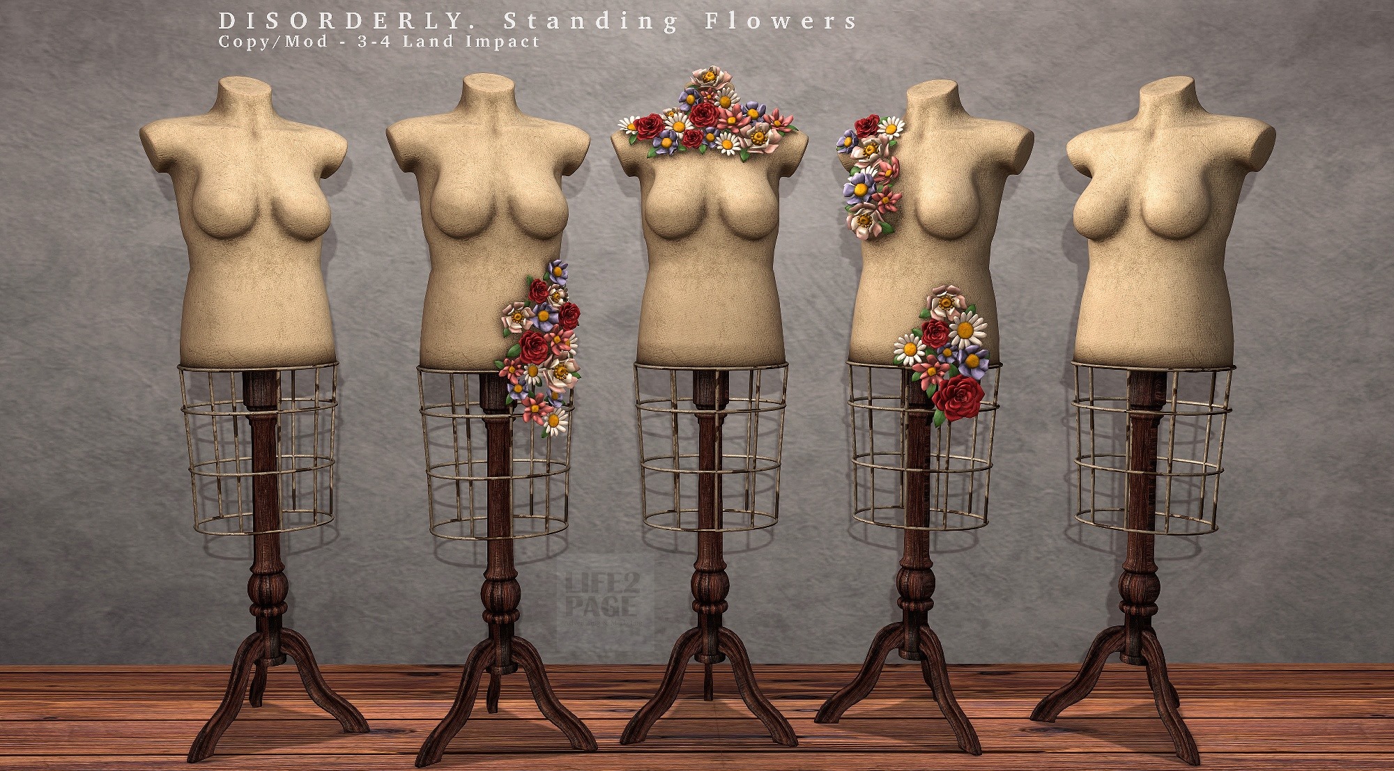Disorderly – Standing Flowers Décor