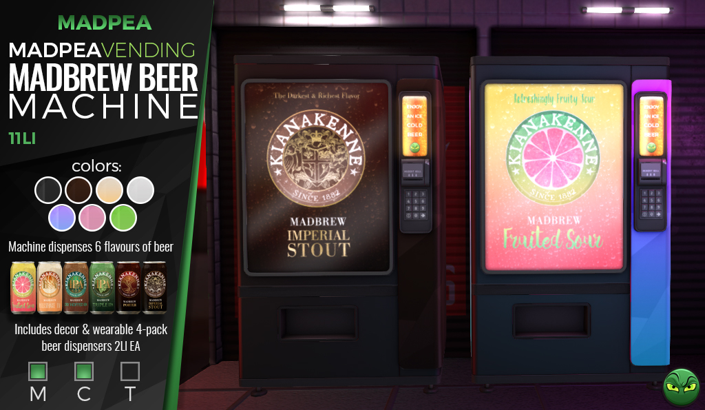 MadPea – MadBrew Beer Vending Machine