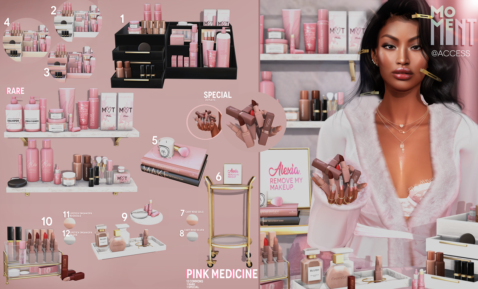 Movement Store – Pink Medicine Collection Gacha
