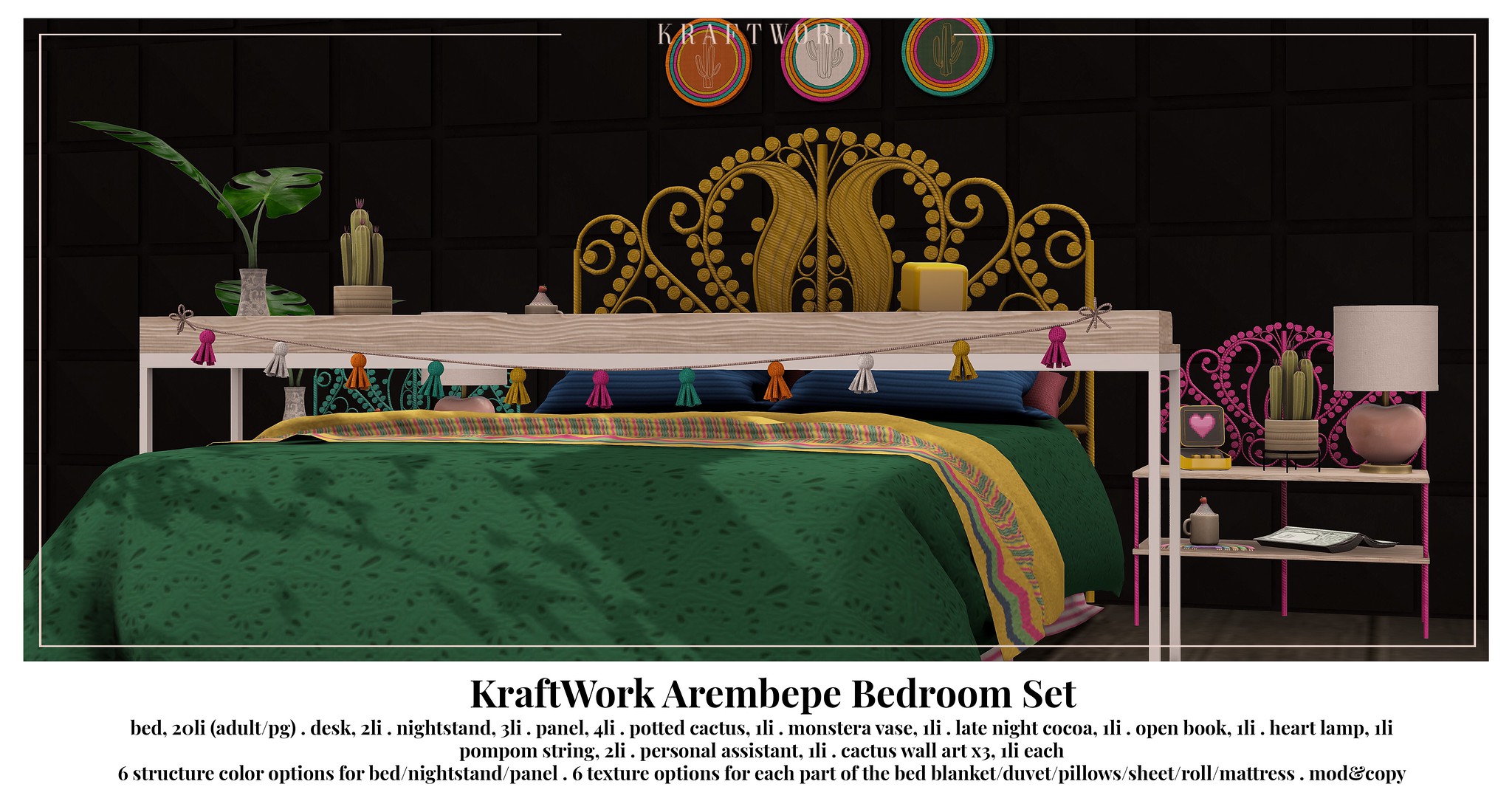 Kraftwork – Arembepe Bedroom Set