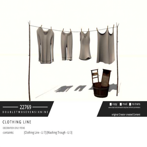 22769 – Clothing Line