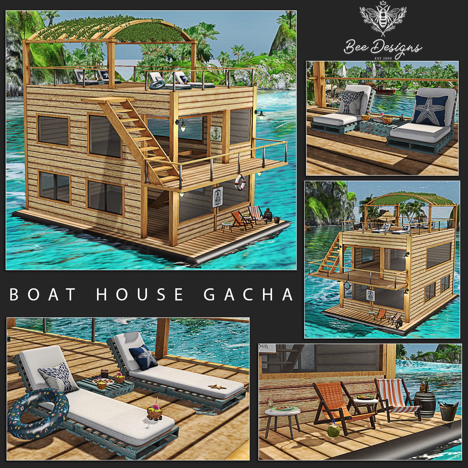 Bee Design – Boat House Gacha
