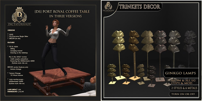 Dictatorshop – Port Royal Tables and Accessories