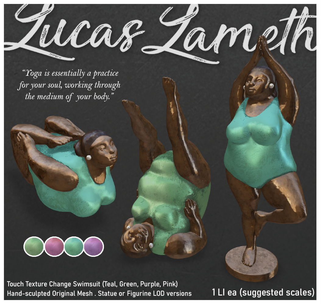 Lucas Lameth – Big Yoga Woman Sculpture