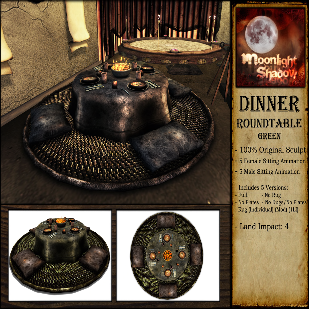 Moonlight Shadow – Dinner Roundtable