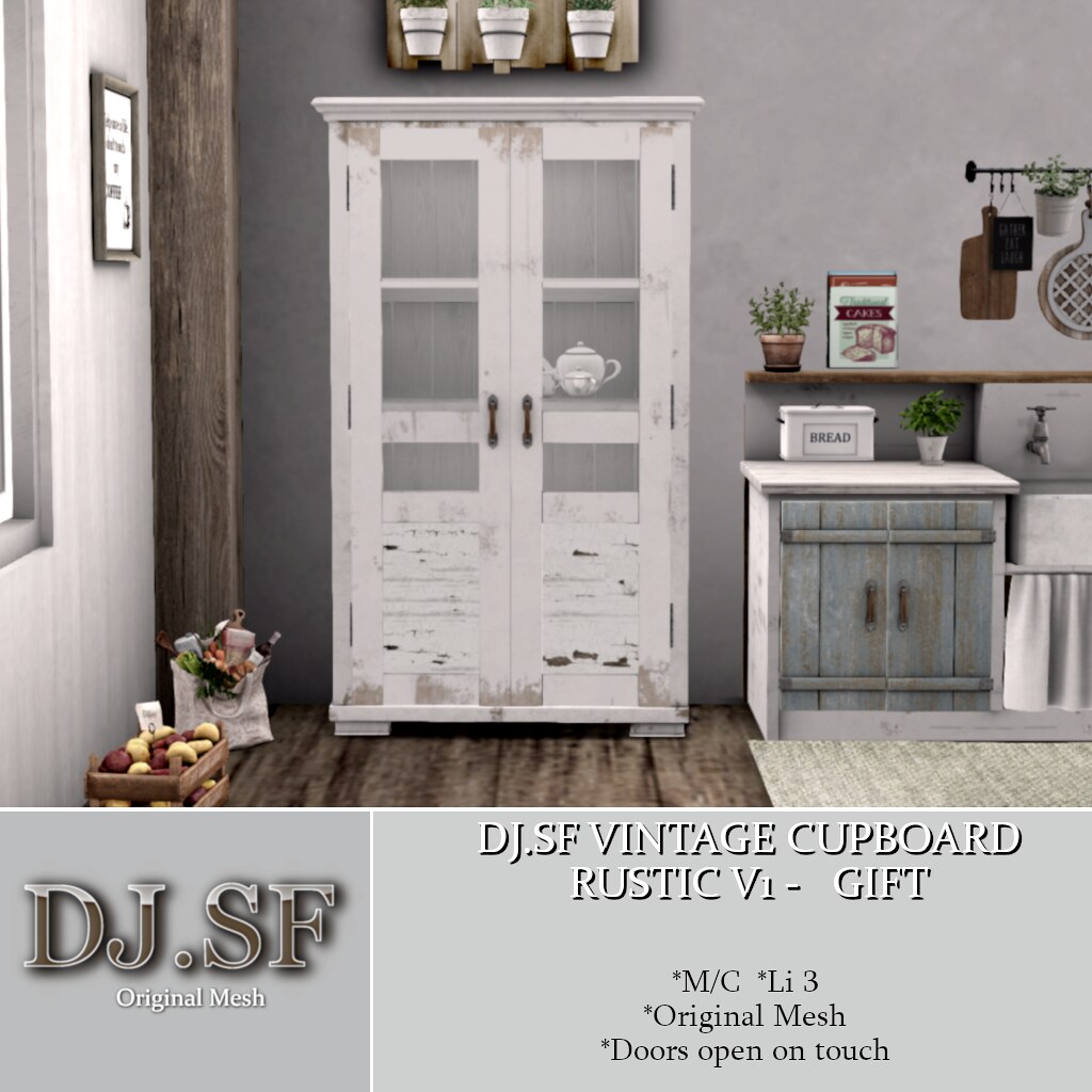 Shutter Field – DJ.SF Vintage Cupboard Rustic V1 Gift