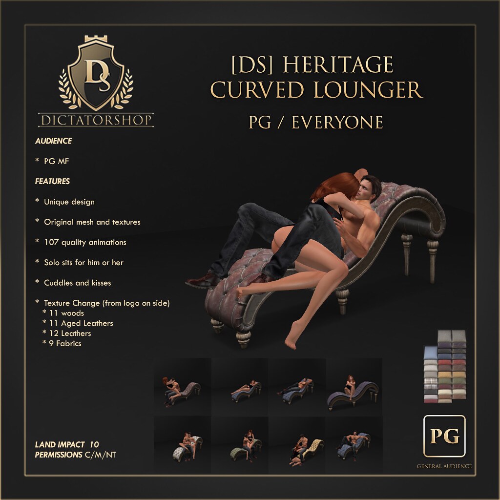 Dictatorshop – Heritage Curved Lounger