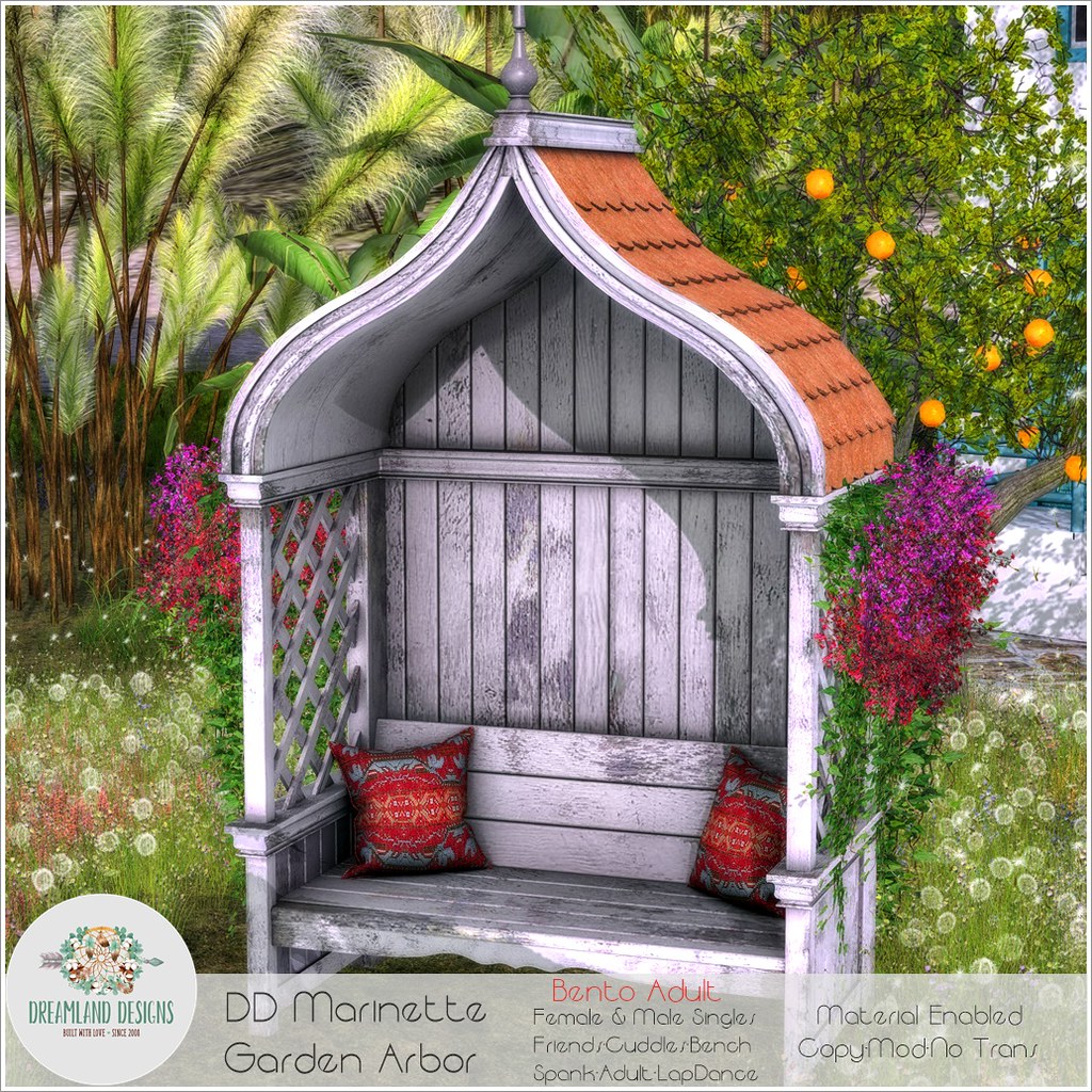 Dreamland Designs – Marinette Garden Arbor