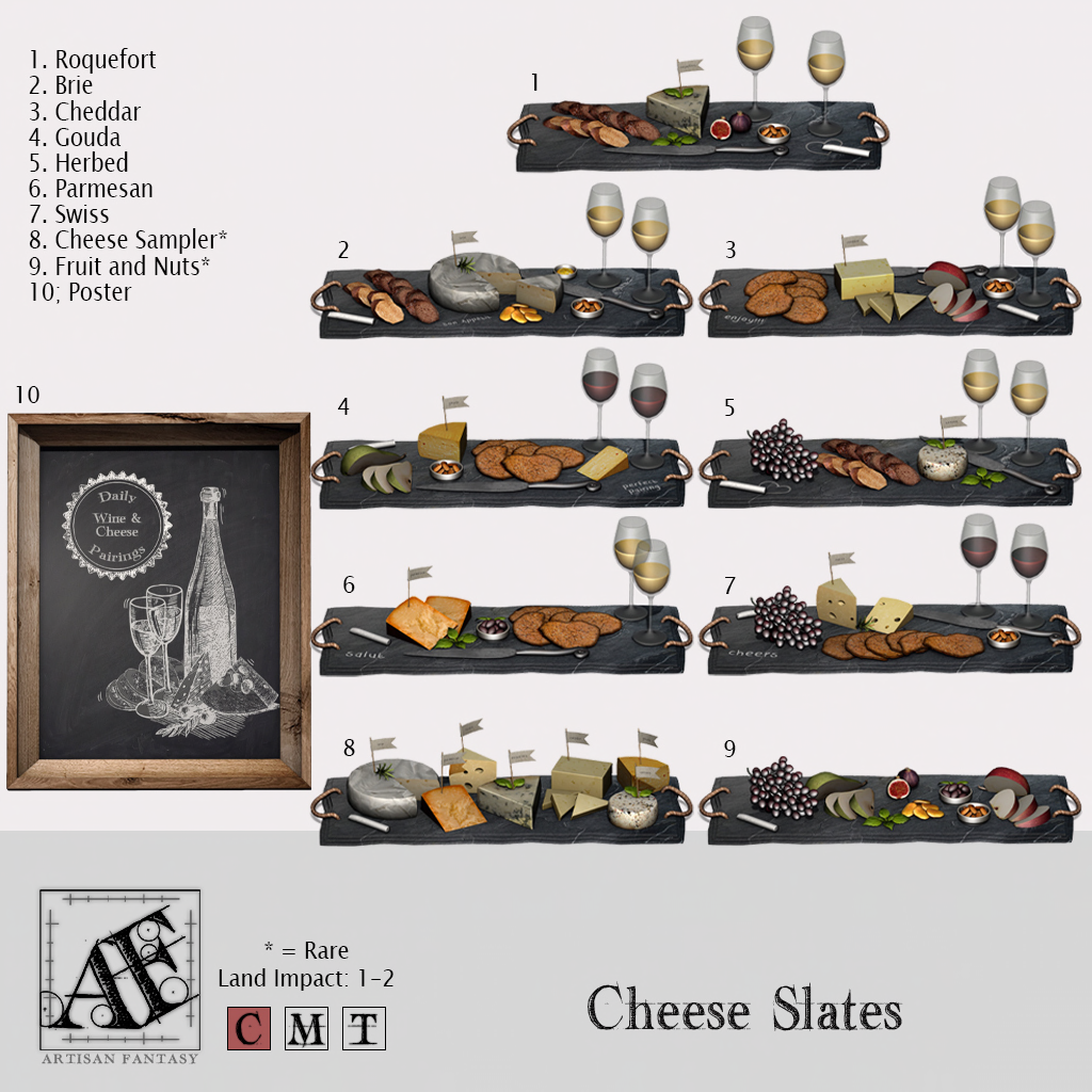 Artisan Fantasy – Cheese Slates