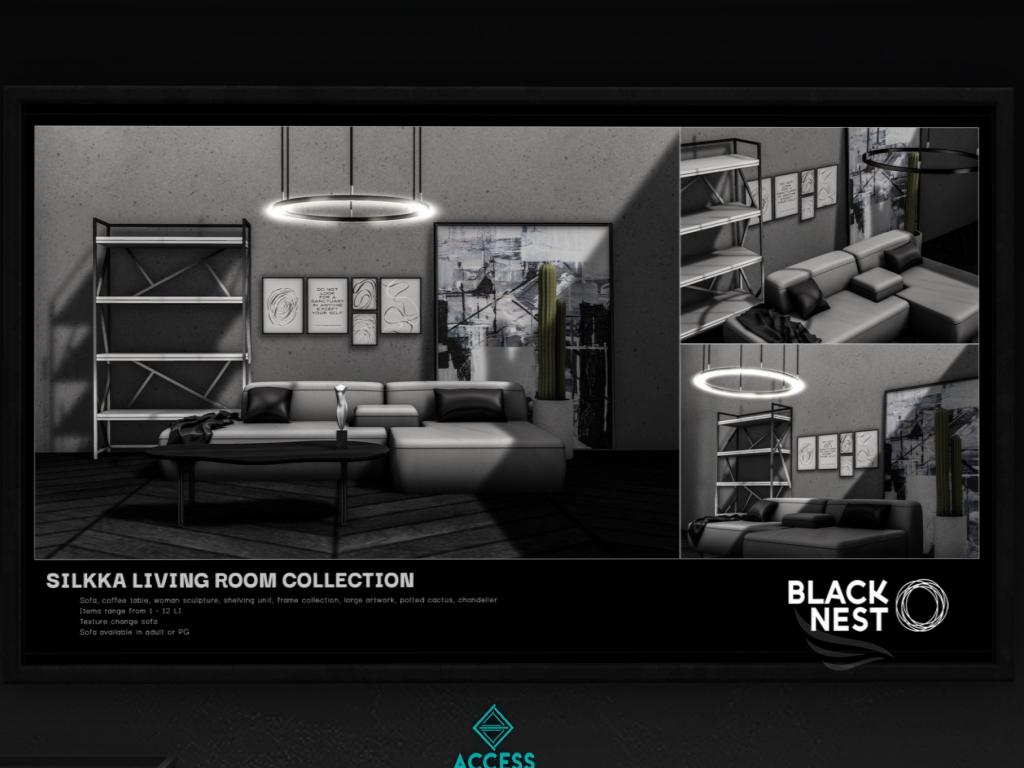 Black Nest – Silkka Living Room Collection