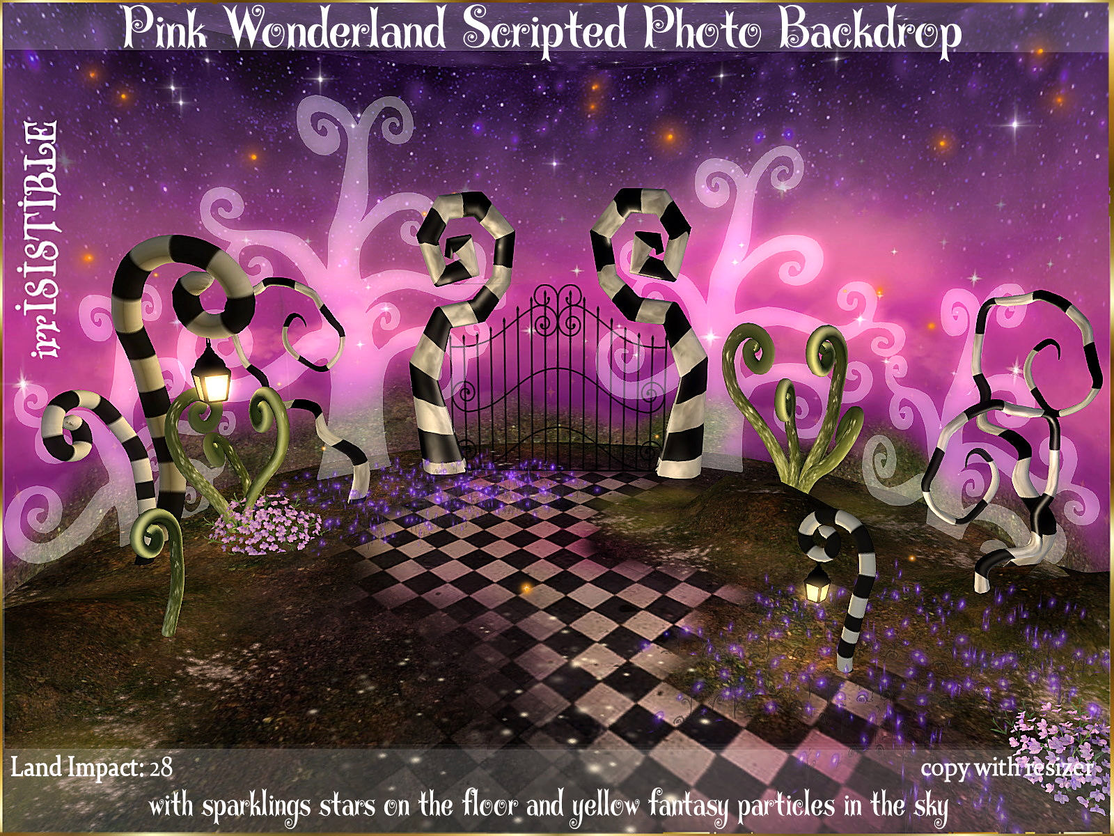 IrrISIStible – Pink Wonderland Backdrop