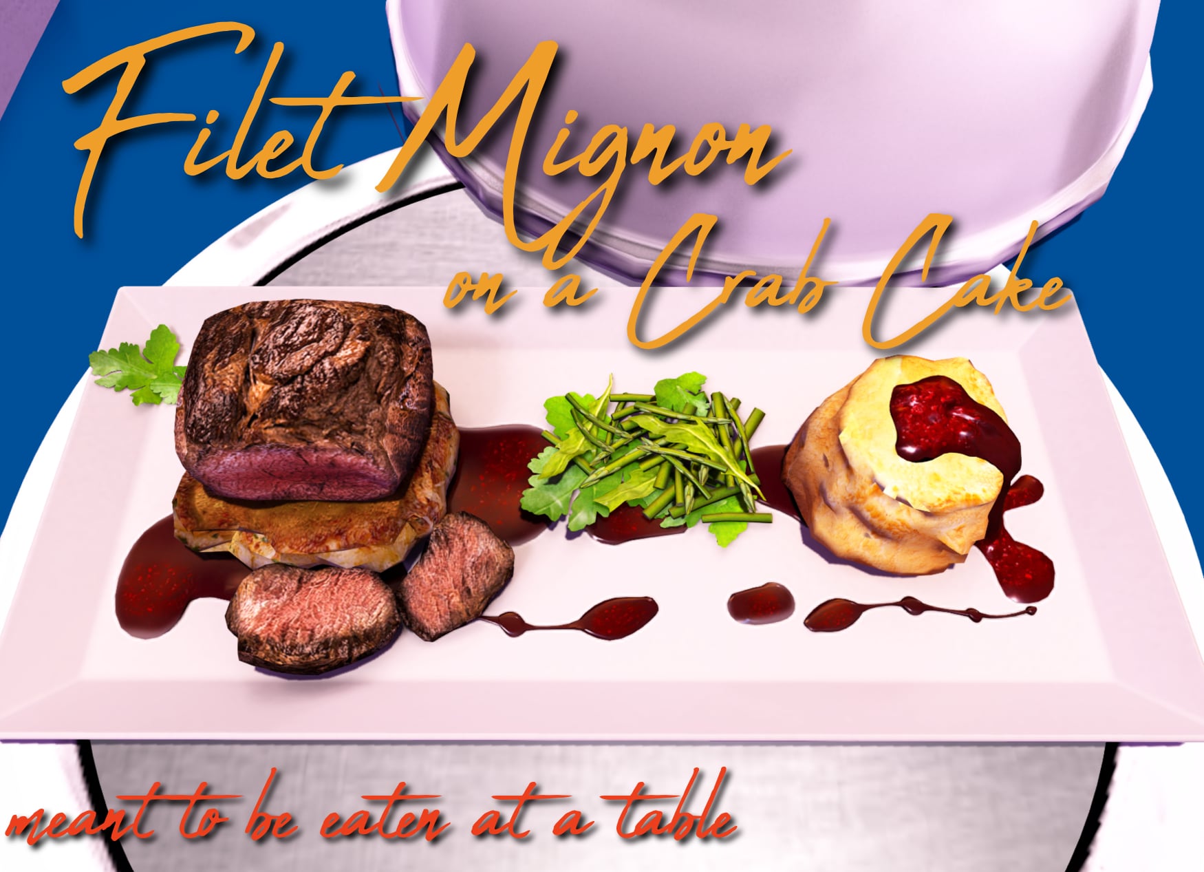 Silver Spoon – Filet Mignon on a Crab Cake