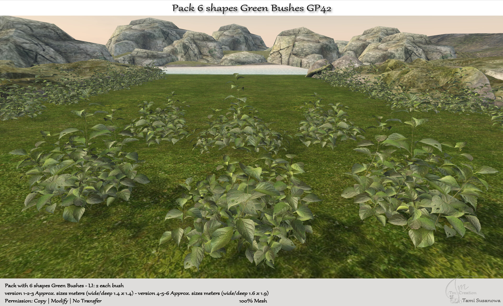 Tm Creation – Green Bushes Pack