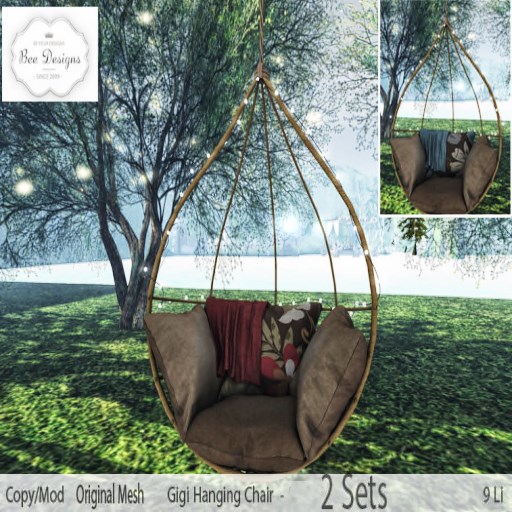 Bee Designs – Hanging Chair Set
