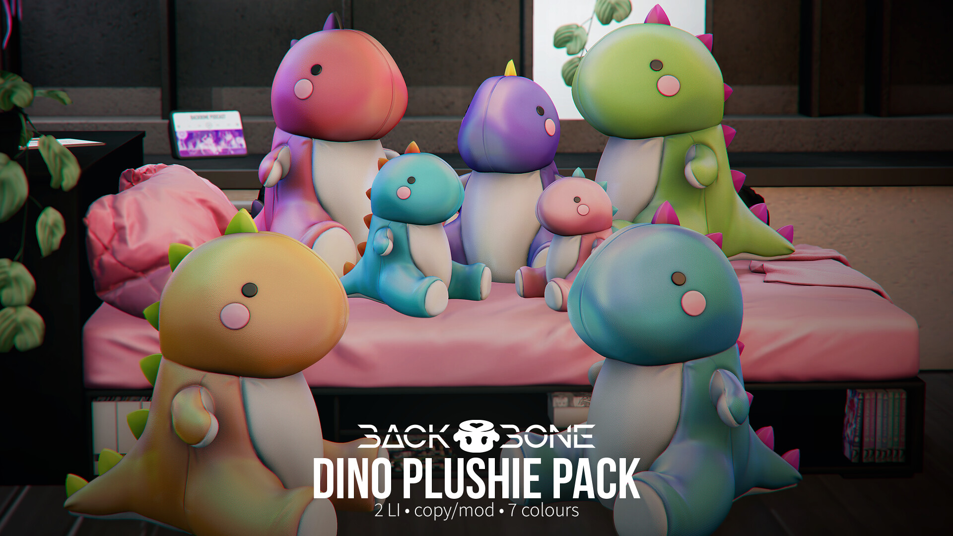 BackBone – Dino Plushie Pack