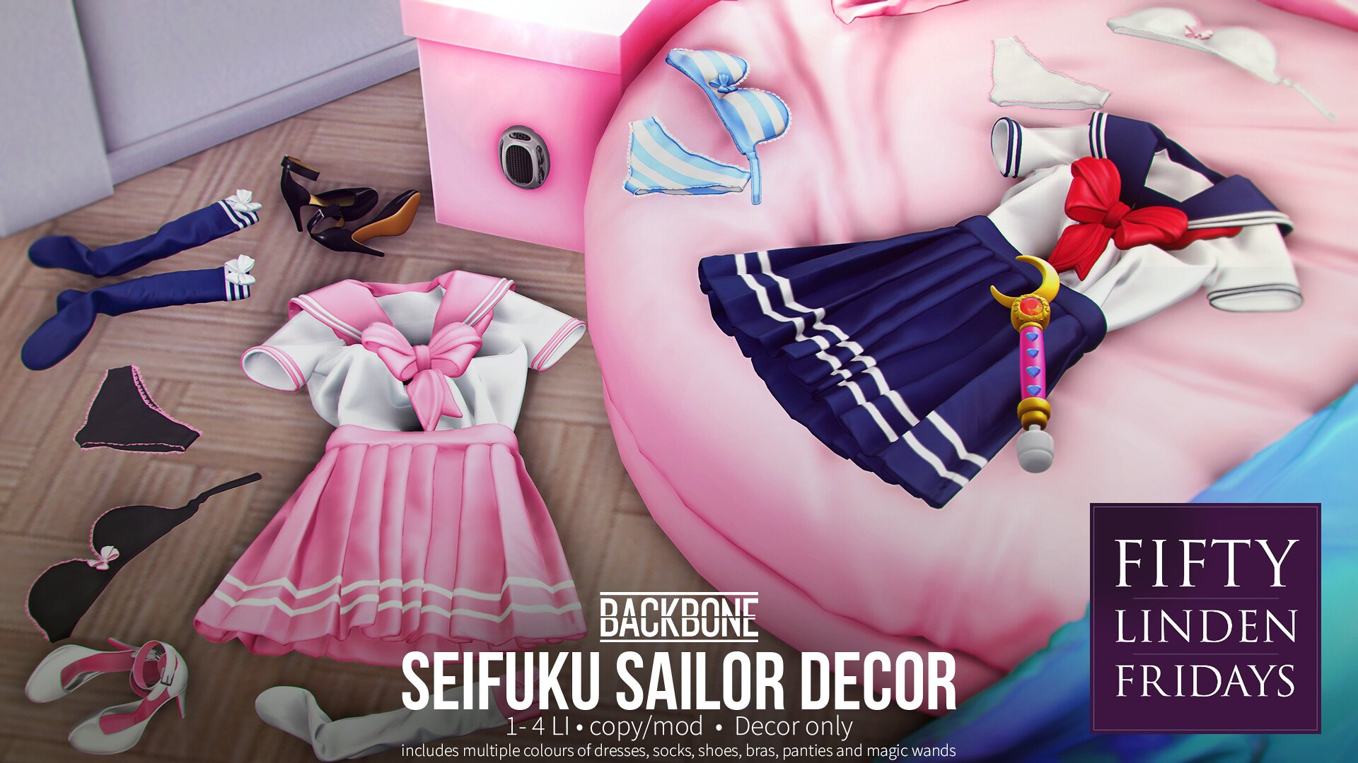 BackBone – Seifuku Sailor Decor