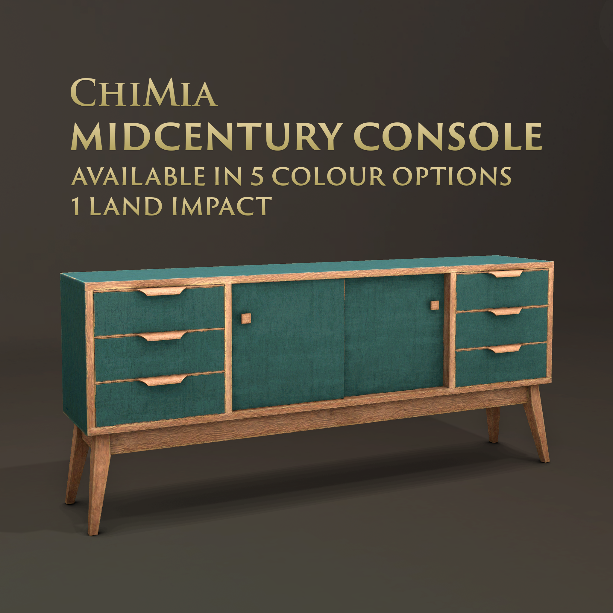 ChiMia – Mid-century Console