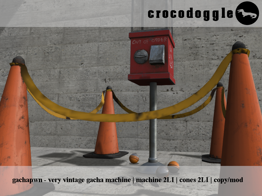 Crocodoggle – Gachapwn – Very Vintage Gacha Machine