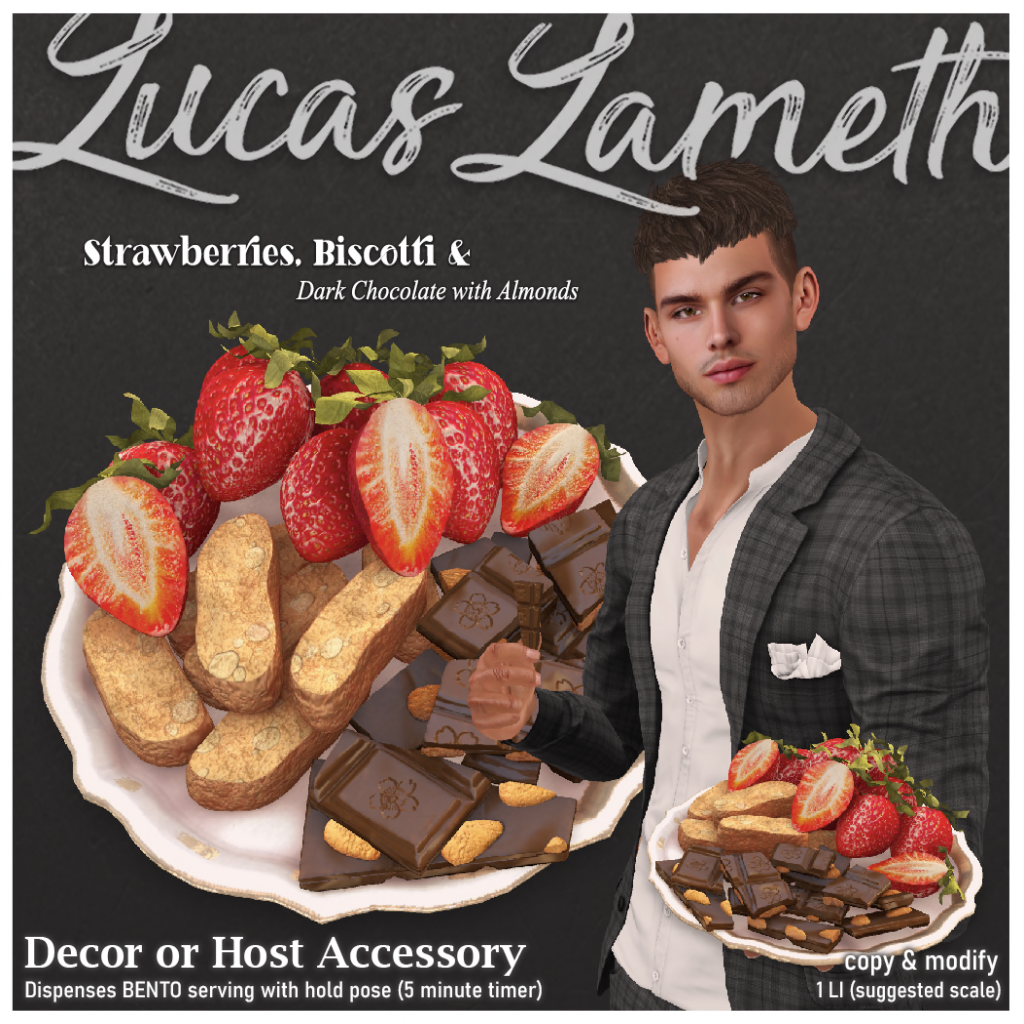 Lucas Lameth – Strawberries Biscotti
