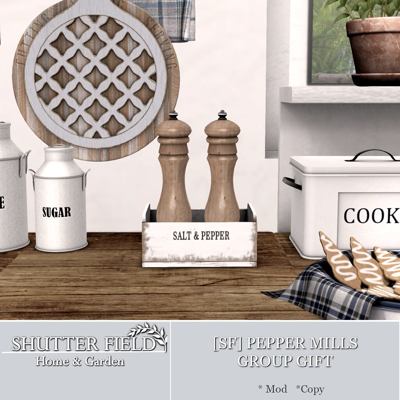 Shutter Field – Pepper Mills Gift