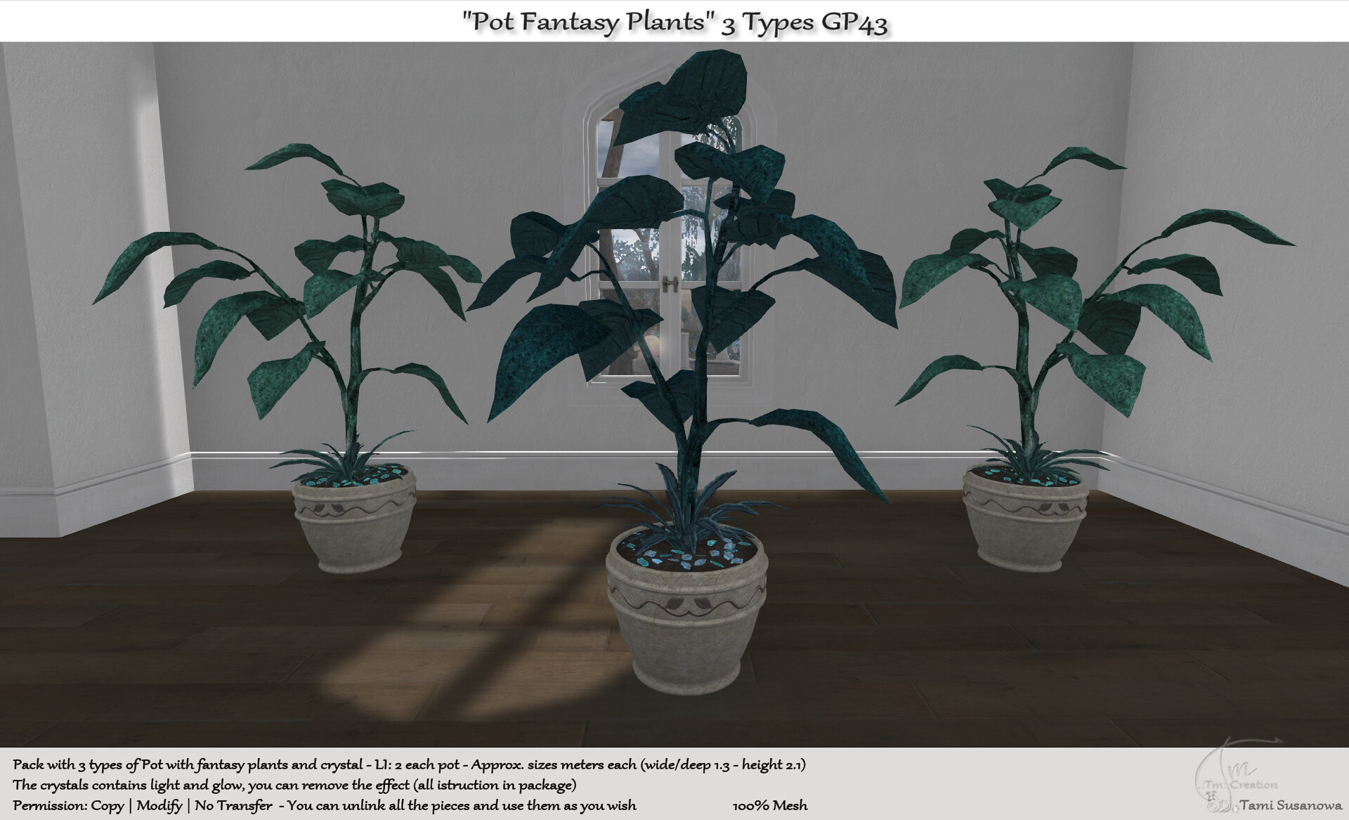 Tm Creation – Pot Fantasy Plants