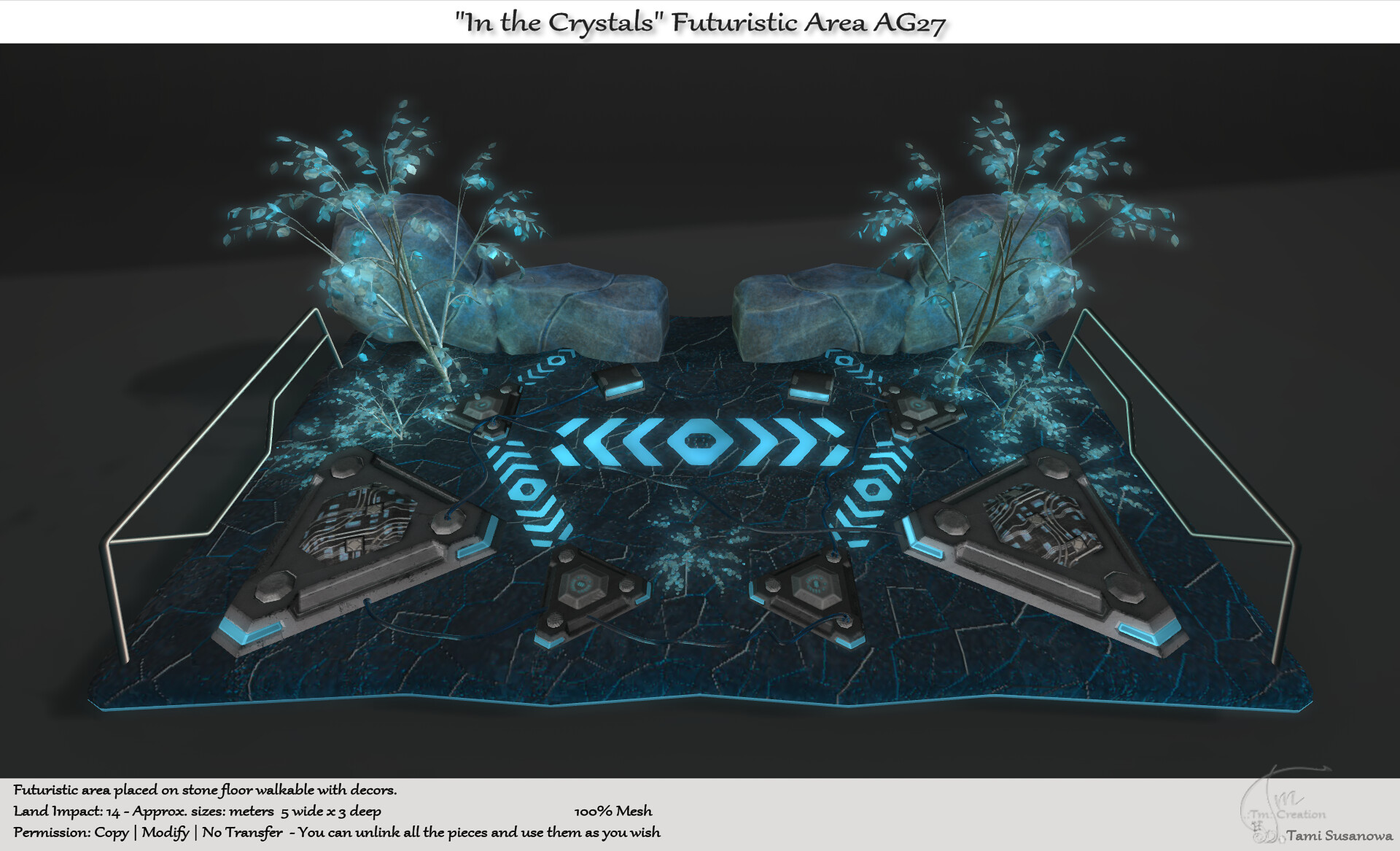 Tm Creation – “In the Crystals” Futuristic Area