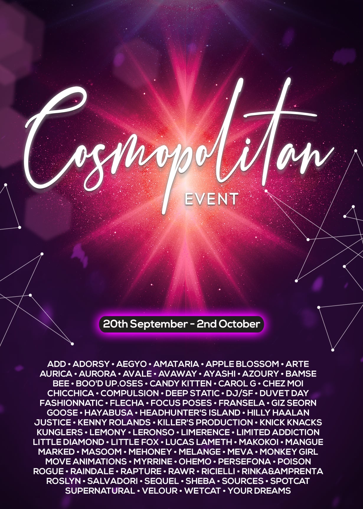 Press Release – Cosmopolitan – Round 9/10