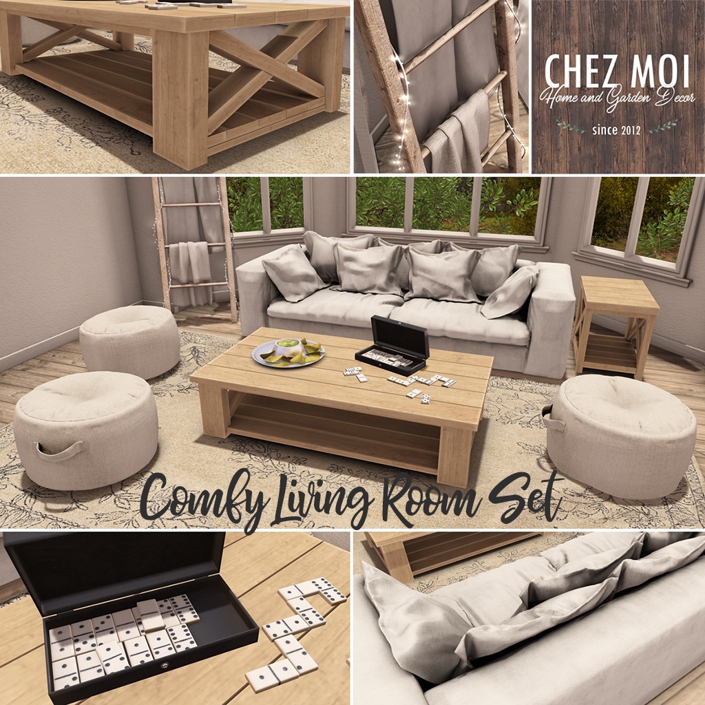 Chez Moi – Comfy Living Room Set