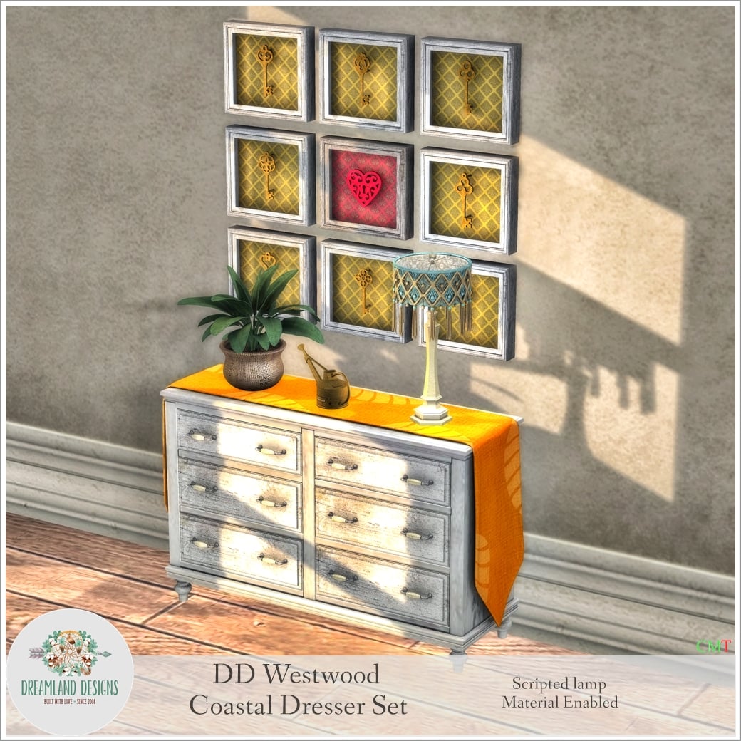 Dreamland Designs – Dresser, Chair Set, Console