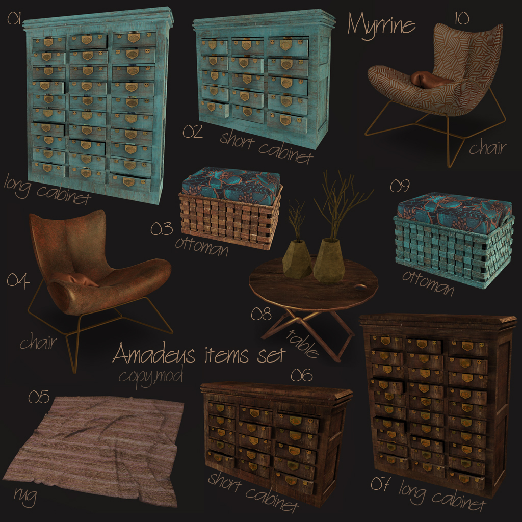 Myrrine – Amadeus Items Set