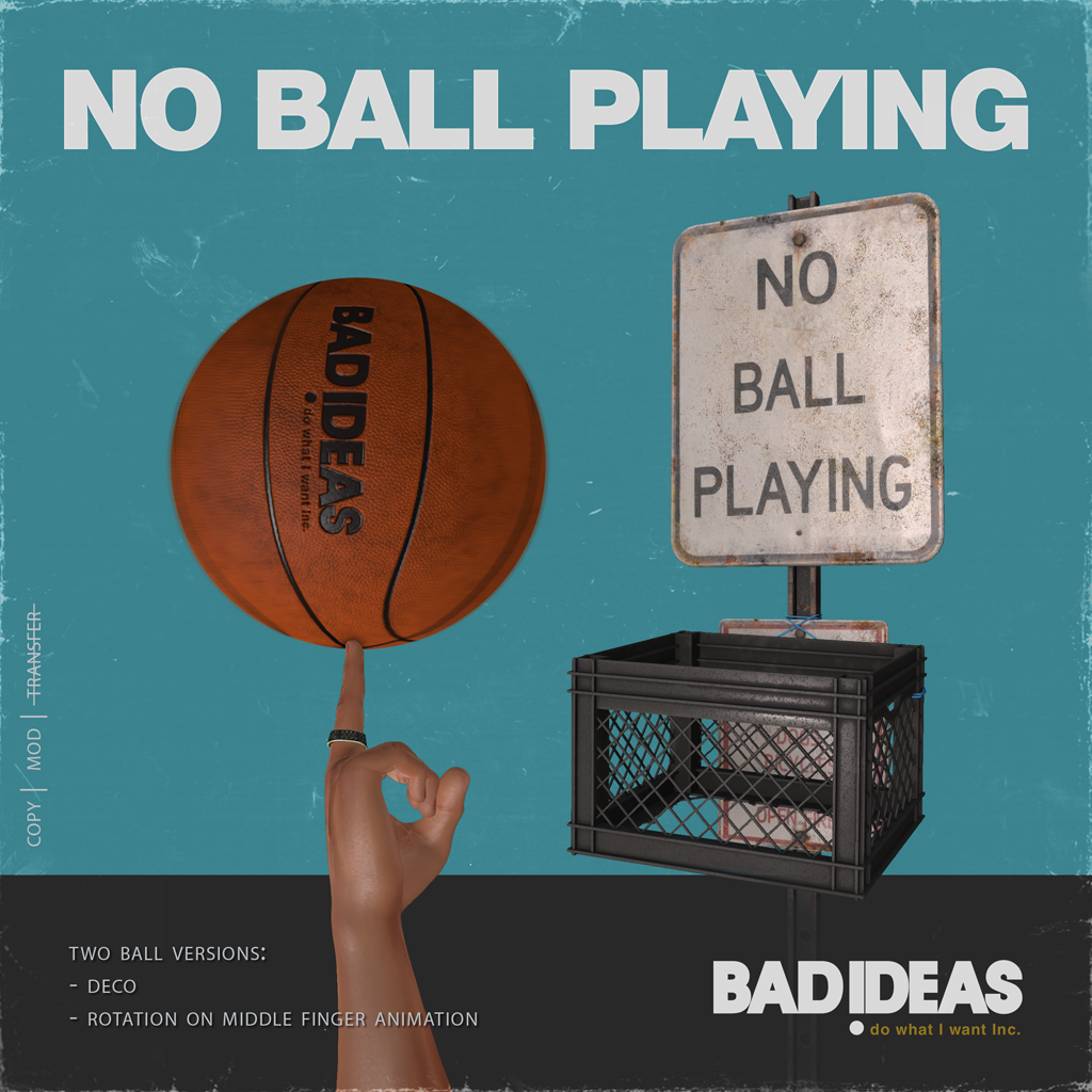 BAD IDEAS – No Ball Playing Set