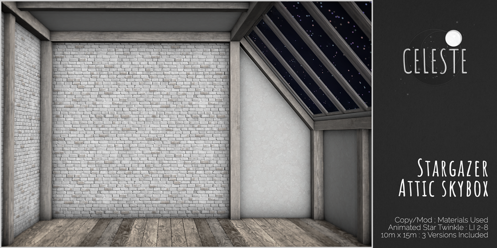 CELESTE – Stargazer Attic Skybox