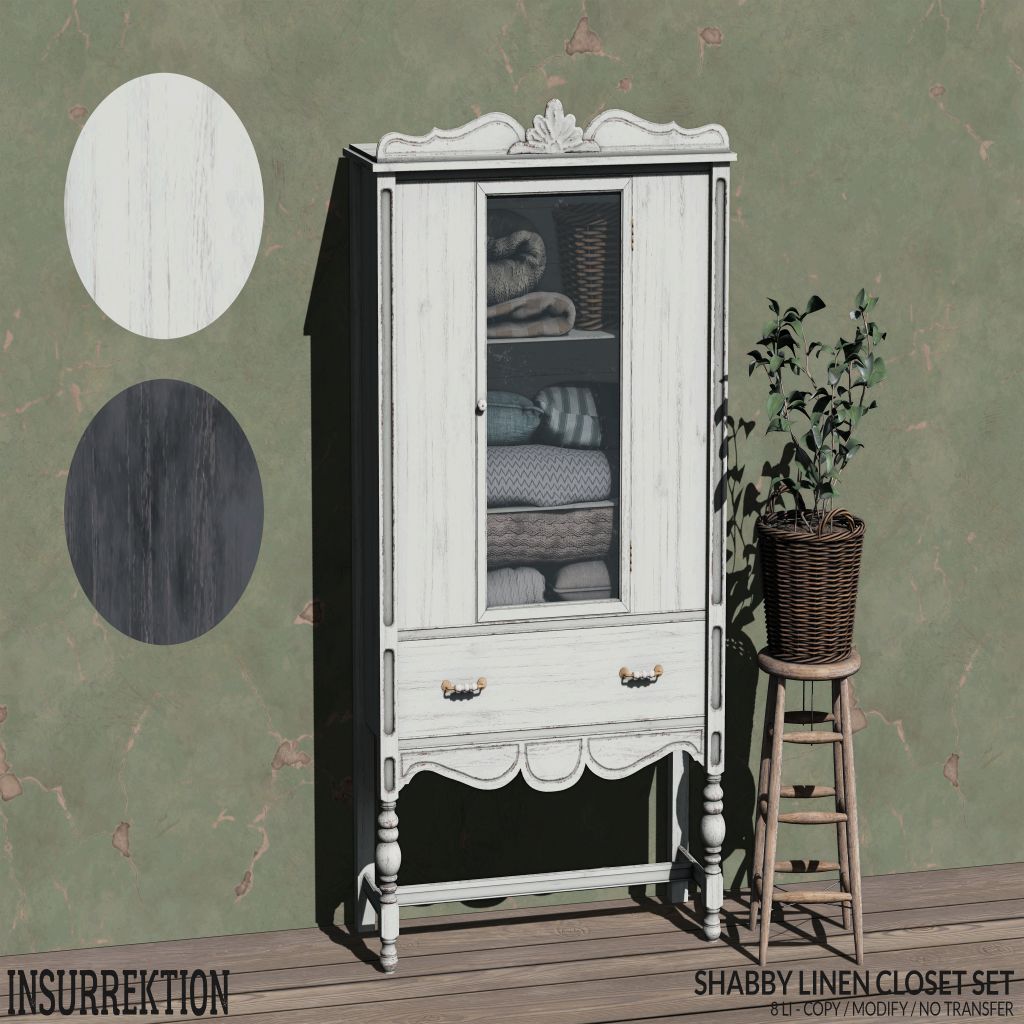 Insurrektion – Shabby Linen Closet Set