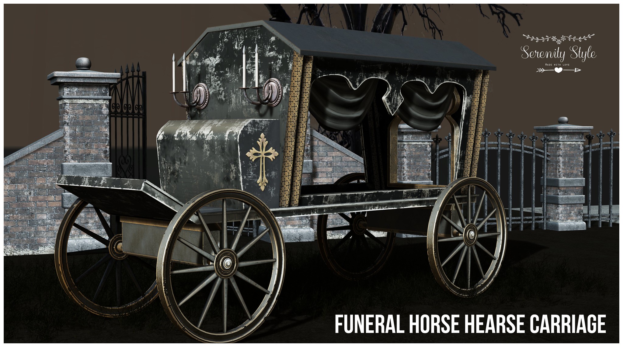 Serenity Style – Funeral Horse Hearse Carriage