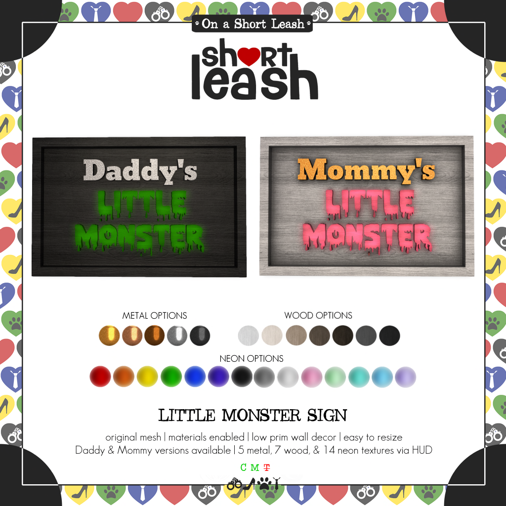 Short Leash – Little Monster Sign