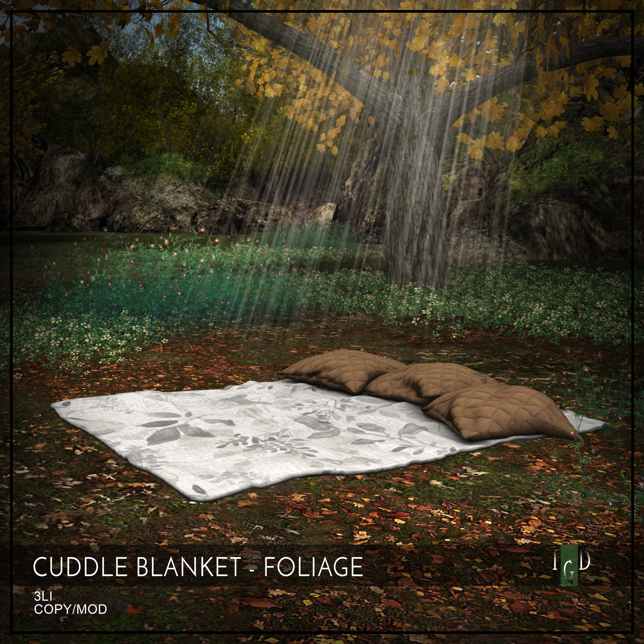 The Green Door – Cuddle Blanket Foliage Group Gift