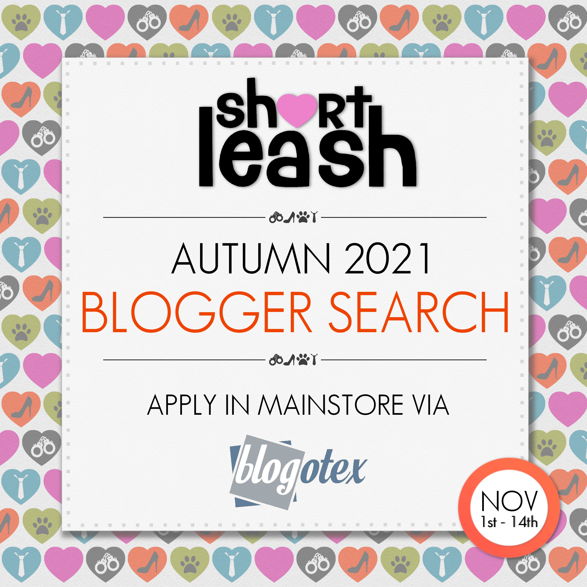 Short Leash Autumn 2021 Blogger Search