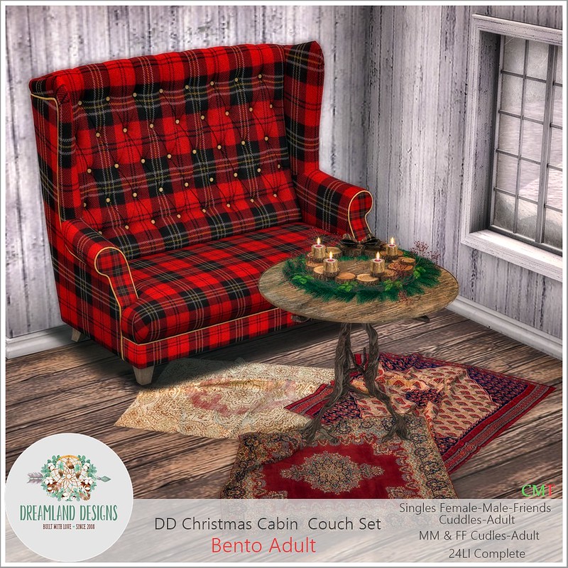 Dreamland Designs – Christmas Cabin Couch Set