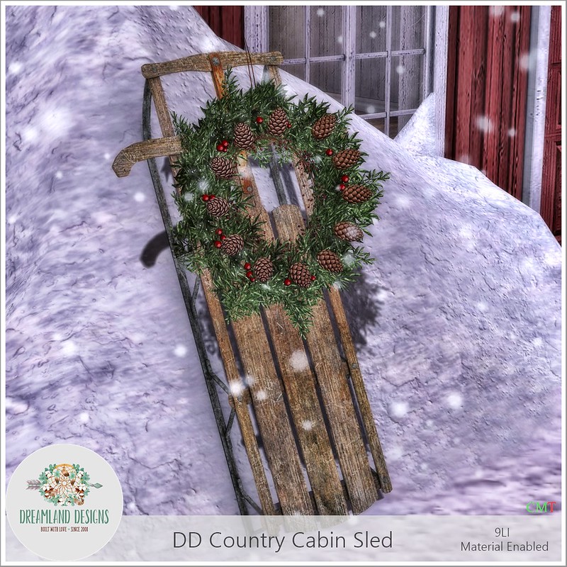Dreamland Designs –  Country Cabin Sled